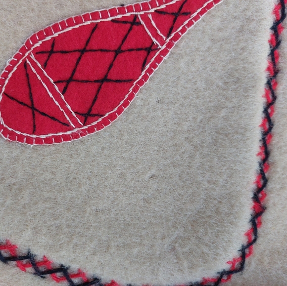 Vintage James Bay wool snow shoe coat with fur trimmed hood. Medium M - Picture 13 of 14